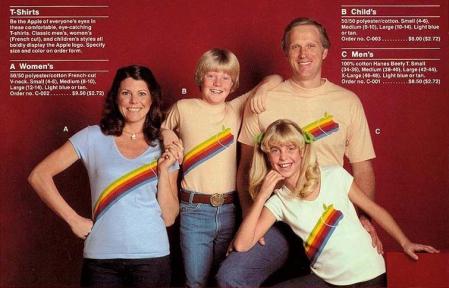 Camisetas de Apple de los 80