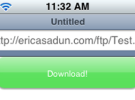 Descarga archivos desde Safari mobile