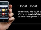 Portal movil para iPhone de La Caixa
