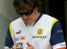 Alonso y su iPhone