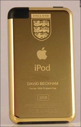 David Beckham y su ipod