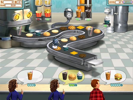 Estresante juego de Venta, Burger Shop