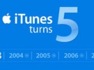 iTunes celebra 5 años en el mercado
