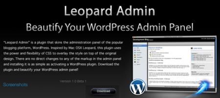 wordpress al estilo a Mac OSX Leopard