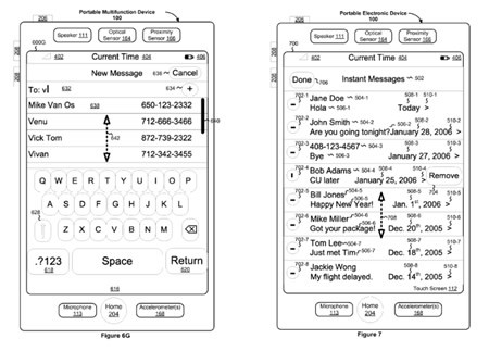 Patente de mensajería instantánea en el Iphone