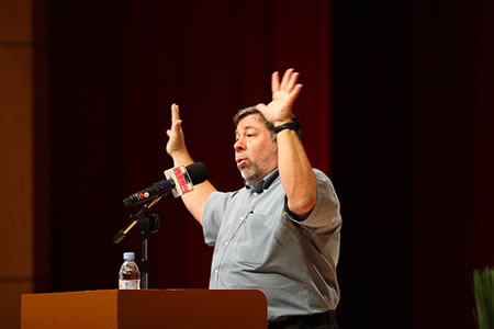 Discurso de Steve Wozniak  mañana en Madrid