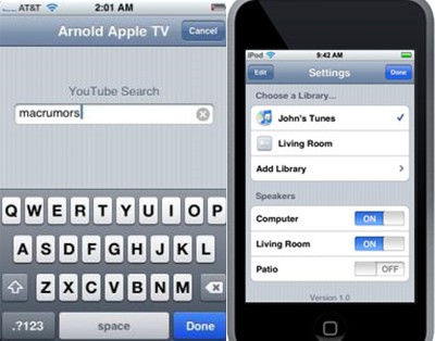 Remote, no sólo controla el iTunes también el Apple TV