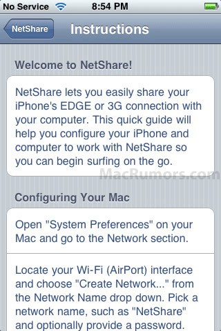 Comparte internet del iPhone con tu Mac, NetShare