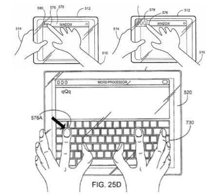 Otra patente de interfaz para una Tablet Mac