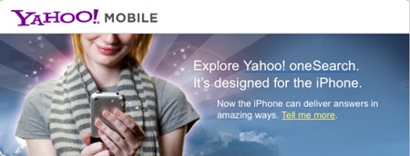 Yahoo anuncia su servicio para el iPhone