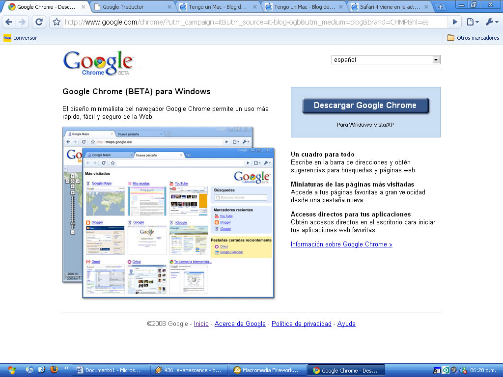 Google Chrome es una pasada