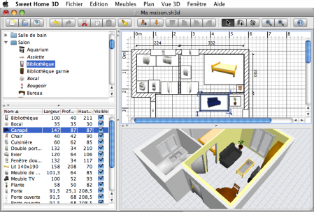 Diseño de interiores con Sweet Home 3D