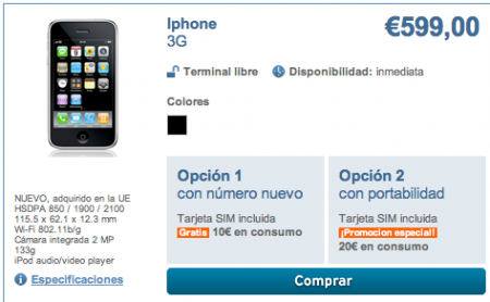 El iPhone libre con Simyo