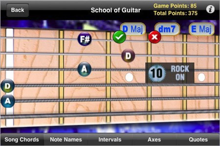 School of Rock es lanzado para el iPhone/iPod Touch