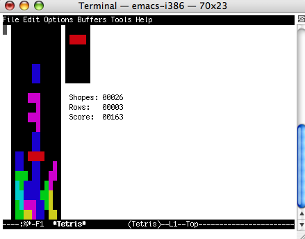 Juega al tetris desde el terminal