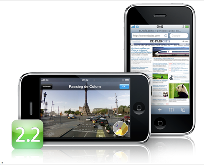 Firmware 2.2 para el iPhone