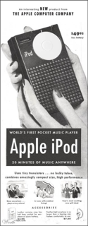 Publicidad del iPod hace 50 años