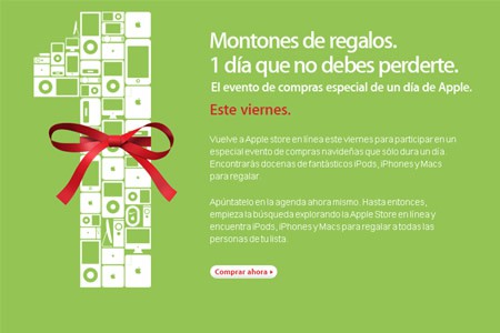 Apple anuncia viernes negro online