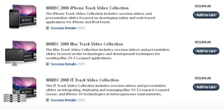 WWDC 2008 a la venta