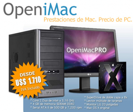 Empresa argentina crea clones de Mac