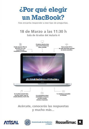 ¿Por qué elegir Apple? 18 de Marzo en la universidad de Almería