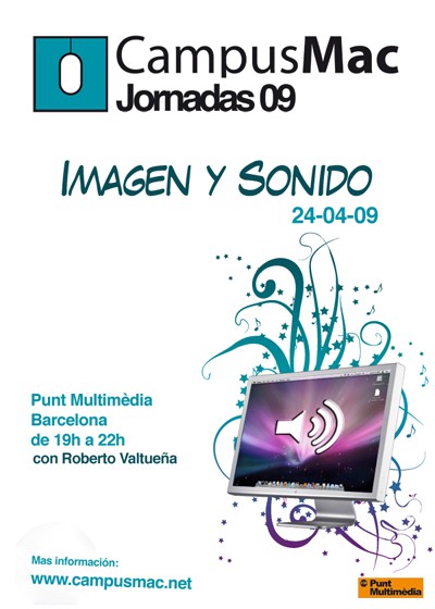 Jornada Masterclass de imagen y sonido, 24 de abril en Barcelona