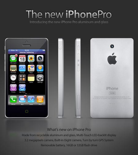 Concepto de iPhone Pro