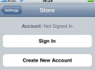 Apple permitirá crear cuentas de iTunes a través del iPhone e iPod Touch