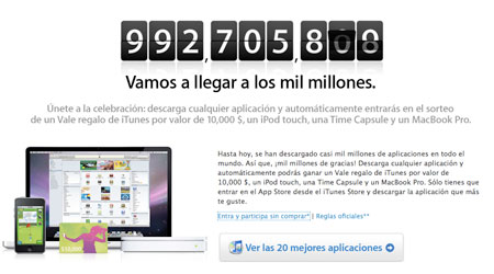 Se acercan los mil millones de descargas