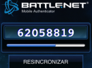 Battle.net Mobile Authenticator en el iPhone