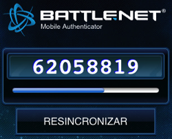 Battle.net Mobile Authenticator en el iPhone