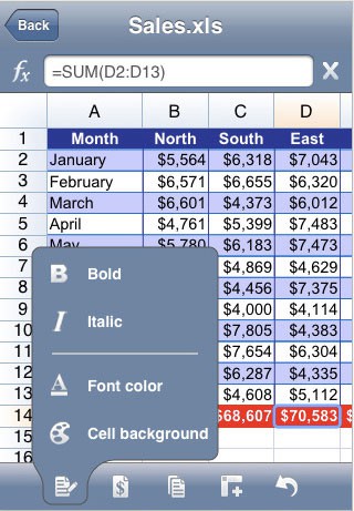 QuickOffice para iPhone ya disponible