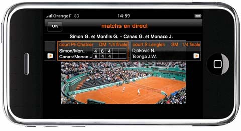 Orange celebra la venta del millón de iPhones con transmisión en vivo del Roland-Garros