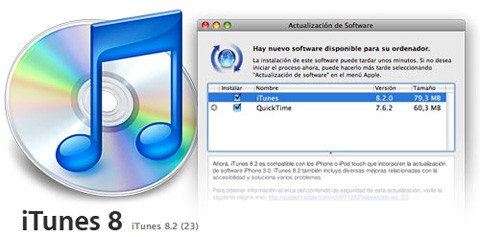 Disponibles iTunes 8.2 y QuickTime 7.6.2