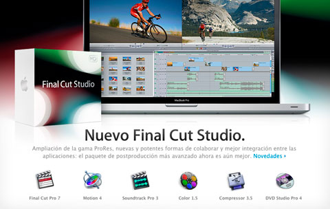 El nuevo Final Cut Studio entre nosotros