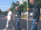 Primera imagen de Steve Jobs en la calle