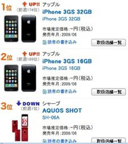 Gran éxito del iPhone 3GS en Japón