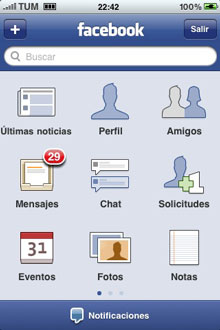 Facebook 3.0 ya está disponible para el iPhone