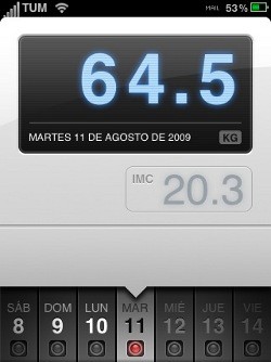 Monitorea tu peso con Weightbot