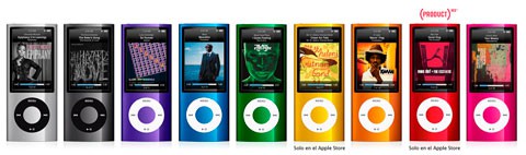 iPod Nano 5G: cámara de vídeo, micrófono, altavoz y radio FM