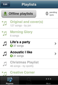 Spotify disponible para el iPhone e iPod Touch