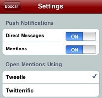 Boxcar, notificaciones Push de Twitter y Facebook