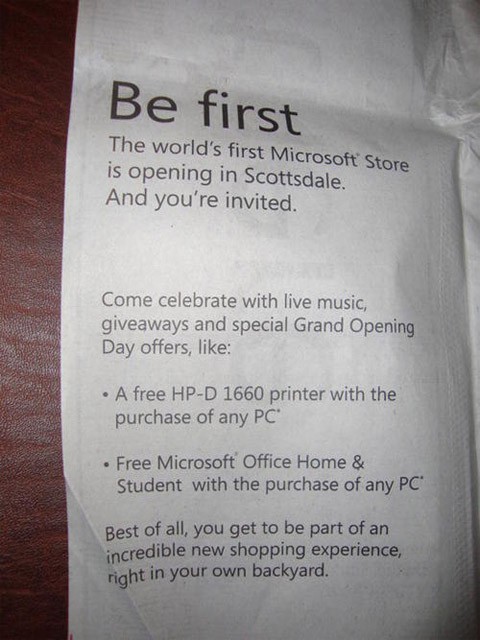 Confirman inauguración de la primera Microsoft Store