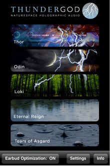 Thundergod, simular ambientes en el iPhone