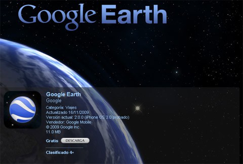 Google Earth versión 2.0 disponible