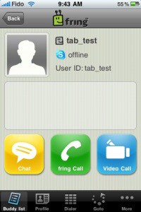 Fring trae videollamadas en el iPhone