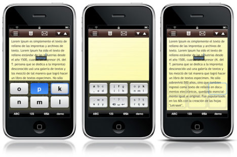 TikiNotes, añade notas con el sistema Swype