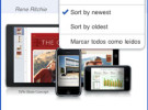 Google Reader para móviles recibe una actualización