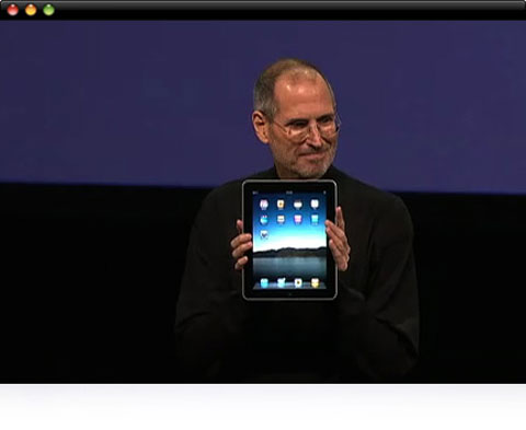 Vídeo de la keynote del 27 de enero de 2010: presentación del iPad