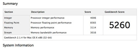 Aparece un MacBookPro6,1 en GeekBench